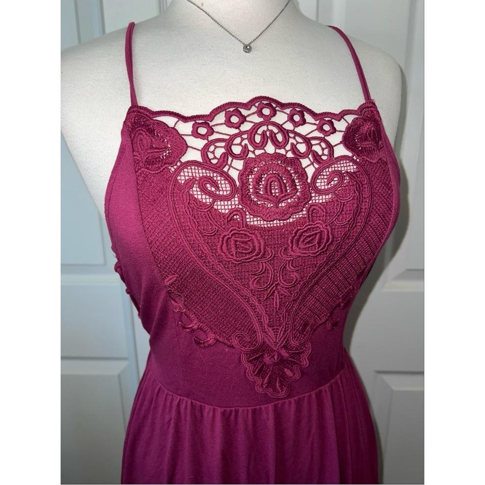 💐 Beautiful Plum Spring Dress 💜